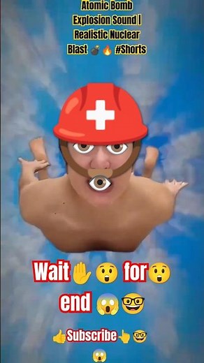 Atomic Bomb Explosion Sound | Realistic Nuclear Blast 💣🔥 #Shorts #funny #comedy #Bomb