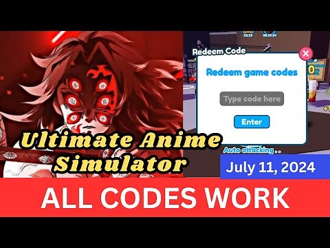 *All CODES WORK* Ultimate Anime Simulator ROBLOX, July 11, 2024