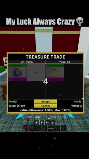 I GOT FREE Divine Portal In BLOX FRUITS 😱 #roblox #bloxfruits #shorts