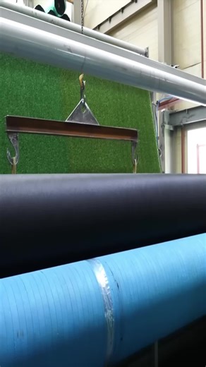 The process of building World Cup football pitches with artificial turf in South Korea. p2 #process #making #makingprocess