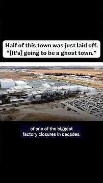 Half this town was just laid off. “It’s going to be a ghost town.”