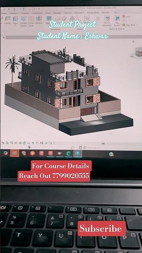 Student Course Completion Project on Revit #cadcenterhyderabad #bimtraining #civil #bim #mepcourses