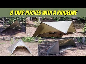 8 Easy Tarp Pitches With A Ridgeline