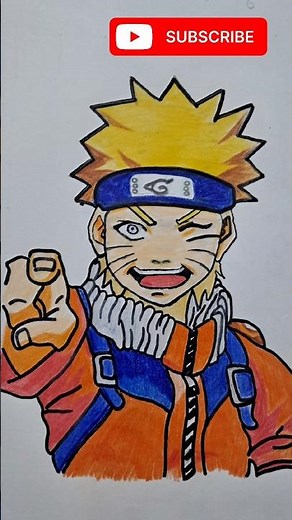 Easy Naruto drawing || How to Draw Naruto #pencilsketch #animedrawing #art #naruto