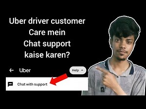 Uber Driver Chat Support | How to get uber chat with support helpline agent?