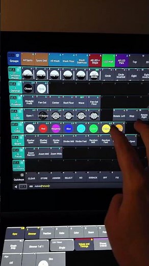 grandMA3 Gestures - 2 Finger Scroll