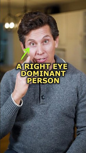 Are you right eye dominant or left eye dominant? Here’s the easiest way to find out! #eyetest