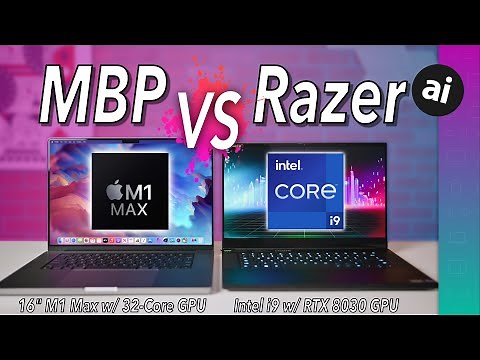 Compared! Razer Blade 15 Advanced VS 16" MacBook Pro M1 Max!