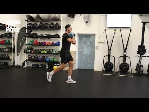 13 KB Front Rack Lunges