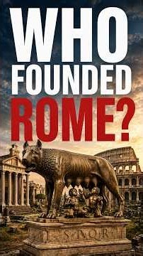 How Was Rome Founded? The Real History vs. Myth #RomeHistory #AncientRome #HistoryDocumentary