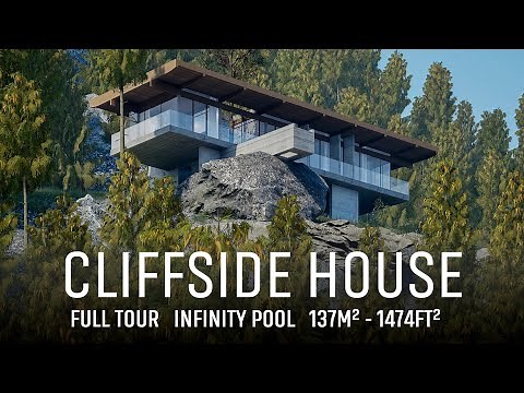 LIVING ON THE EDGE: A Cliffside Modern House Tour