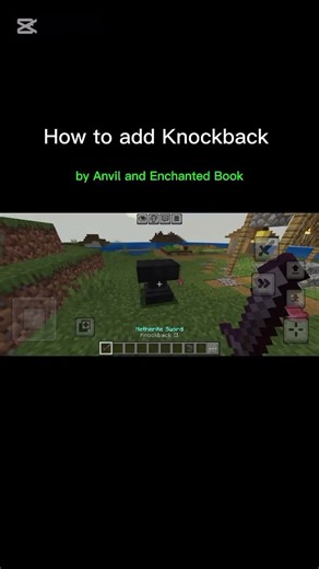 How to add Knockback enchantment #minecraft