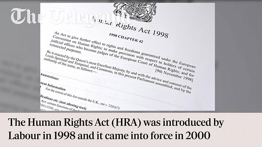 56K views · 321 reactions | What is the Human Rights Act and why is it being replaced? | The Telegraph | Facebook