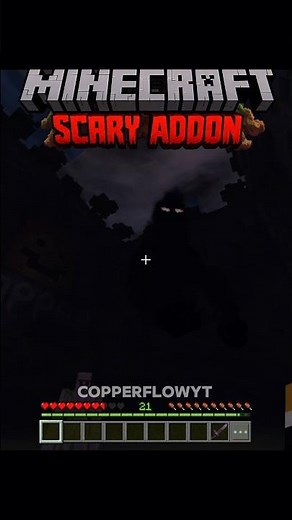 Minecraft scary addon for Bedrock edition 🤯 part 13