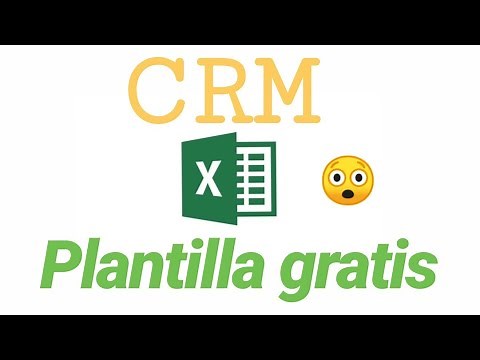 Plantilla CRM Excel · Gestiona Contactos, Leads y Acciones Comerciales