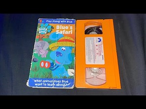 Opening To Blue’s Clues: Blue’s Safari 2000 VHS