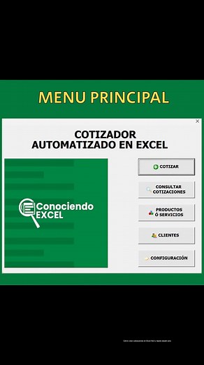 Plantilla formato de cotización en Excel | Conociendo Excel