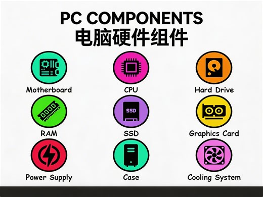【中配】三分钟详解每个电脑组件 - The Paint Explainer
