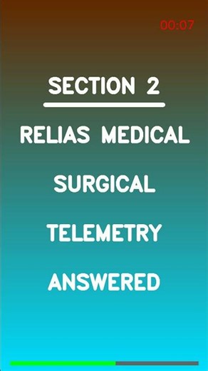 Relias Medical Surgical Telemetry Answered Latest
