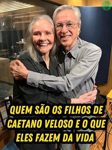 Who are Caetano Veloso's children and what do they do for a living?