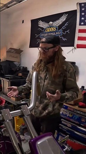 First Start on the Mayfire Chop! Harley Evo Chopper Build #choppers #harleydavidson #crooksmoto