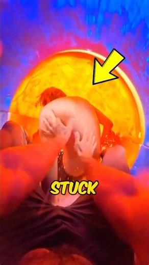 Stuck in a Water Slide? Don’t Do This 😱🚫