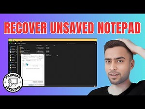 How to Recover Unsaved Notepad | Quick Solutions to Retrieve Your Data