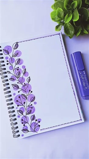 beautiful border designs for project work #art #borderpattern #design #borderdesign