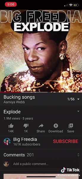 Big Fredia Sparkling Performance in Bucking Songs Video