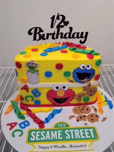 Celebrating a Happy 1/2 Birthday with Sesame Street