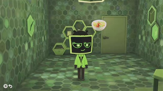 I MADE A TOMODACHI LIFE VEE MII WITH A WORKING GREEN FACE!! 😋 I spent FOREVER experimenting with the mouths only to realize that I could cover one lip with a mustache, leaving the shape of the bottom lip exposed… now she smirks properly :) #dandysworld