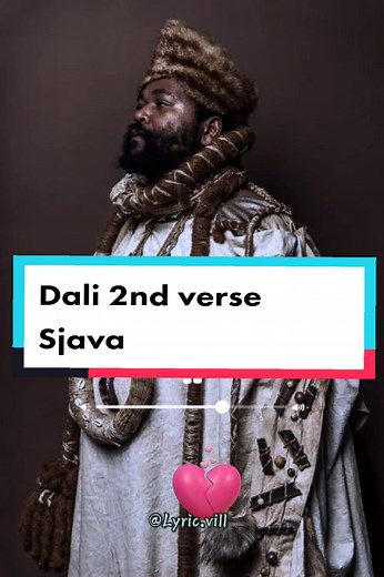 Dali Second Verse Sjava #SAMA28 #capcut #sjavamusic #sjava #foryou #foryoupage #fypシ゚viral #capcut
