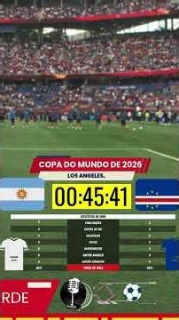 🔴 (AO VIVO) ARGENTINA X CABO VERDE CAZE TV AO VIVO ARGENTINA X CABO VERDE - CAZÉTV