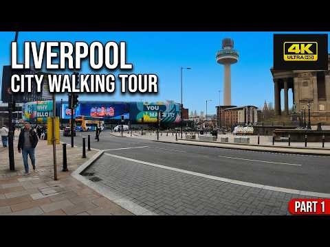 Liverpool City Centre Walk 4K | Discover England's Vibrant Streets #4k #travel #uk #liverpool