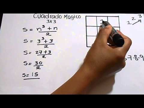 APRENDE A RESOLVER EL CUADRADO MÁGICO 3x3 | La Clase Matemática