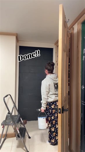 Let’s paint my bathroom shelves to something more appealing. And yes. I am in my pj’s and I don’t care! Anyone who says they don’t paint in their pjs is a liar! 😂 let’s be real. #snowstorm2026 #projects #fyp #diy