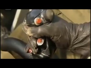 Original Bell UH-1 Huey : helicopter flight controls, cyclic stick, collective, anti-torque pedals