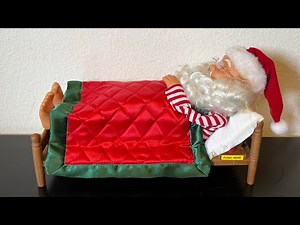 Gemmy Christmas 1995 Animated Snoring Santa (Walmart Model)
