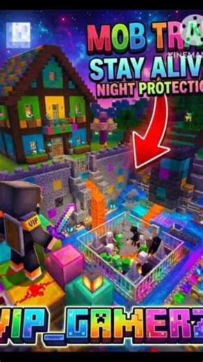 Making a mob trap for protection of our house #minecraft #gaming #views_viral #mobstrap #nobitadau