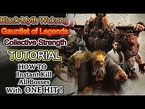 Tutorial: How To Instant Beat All 6 Bosses - "Collective Strength" Challenge - Black Myth Wukong