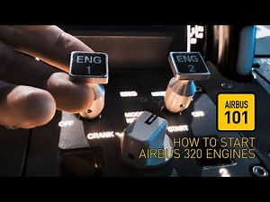 HOW TO START AIRPLANE JET ENGINE l AIRBUS ENGINE STARTUP GUIDE l AIRBUS 101