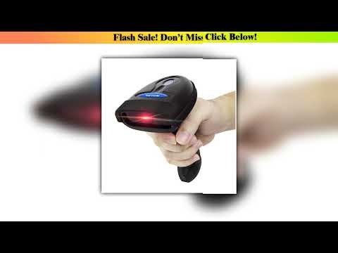 Slide NETUM NT-1698W Handheld Wirelress Barcode Scanner AND NT-1228BL Bluetooth 1D/2D QR Bar Code R