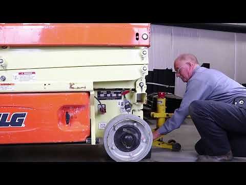 How to Replace a Tyre on a JLG Scissor Lift OrangeParts®