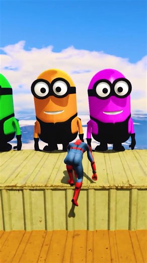 GTA 5 Epic Water Ragdolls Spiderman Jump/Fails Ep 211 #shorts