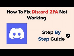 How To Fix Discord 2FA Not Working (Authenticator, Backup, Login Fix 2025)