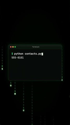 Python Day 21: Contact Book Mini Project