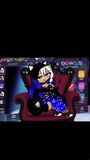 oc sitting on chair (tik tok trend)