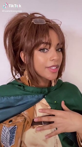 Inspiring Hange Cosplay from Attack on Titan