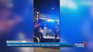 Charges laid after crowd gathers to watch stunt driving in Toronto amid lockdown