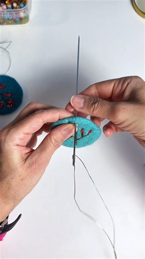 Unique Wool Gifts on Instagram: "Needle felted Christmas ornament. Work in progress . . . #needlefelting #Christmas #christmasdecor #christmasornament #christmasgift #woolsculpture #fiberart #uniquewoolgifts #workinprogress"